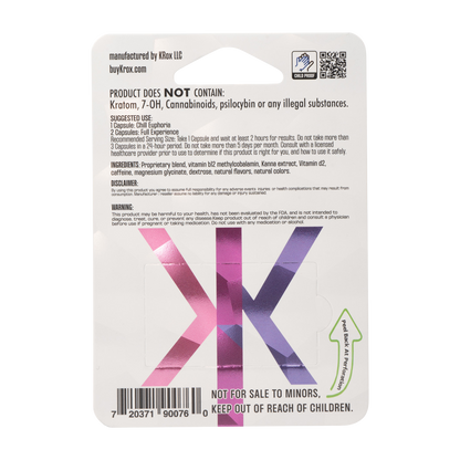 KRõX Special Capsules – 4 Count, 900mg total, product packaging