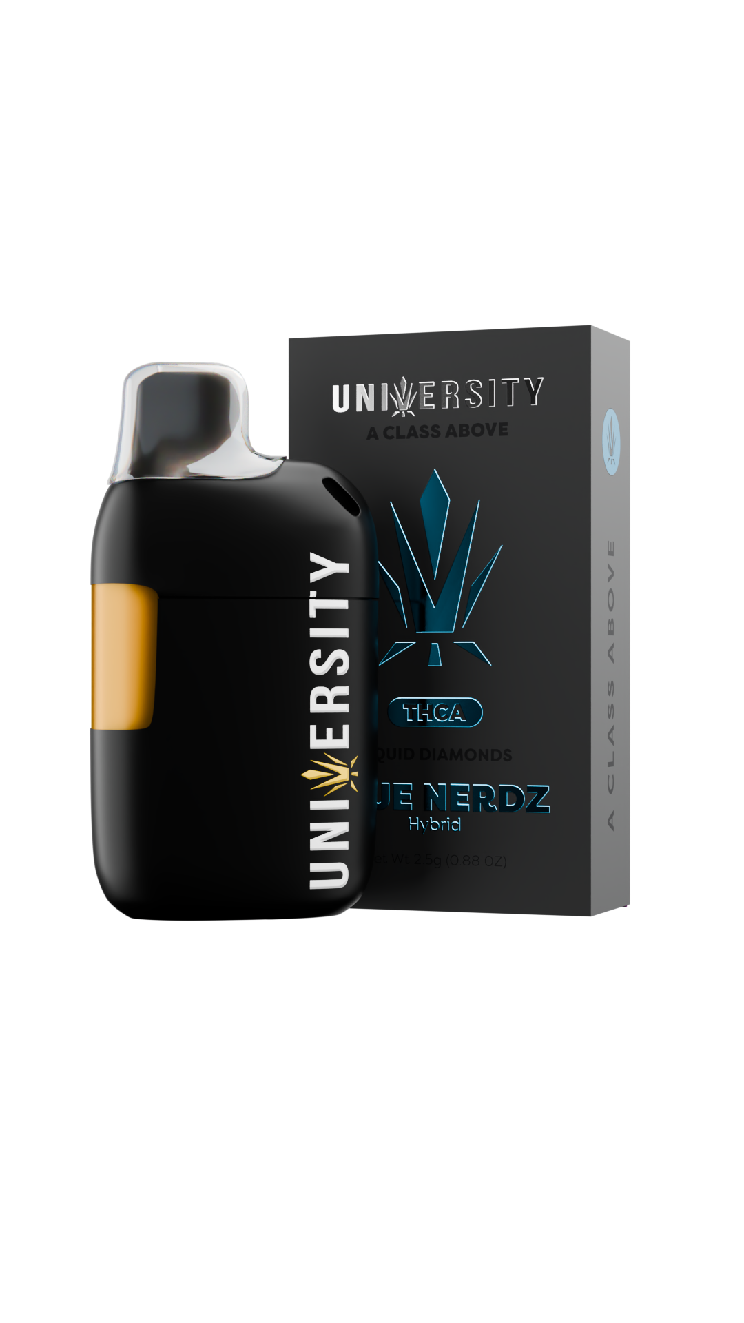 Trap University THCA Liquid Diamonds 2.5g disposable package — Blue Nerdz