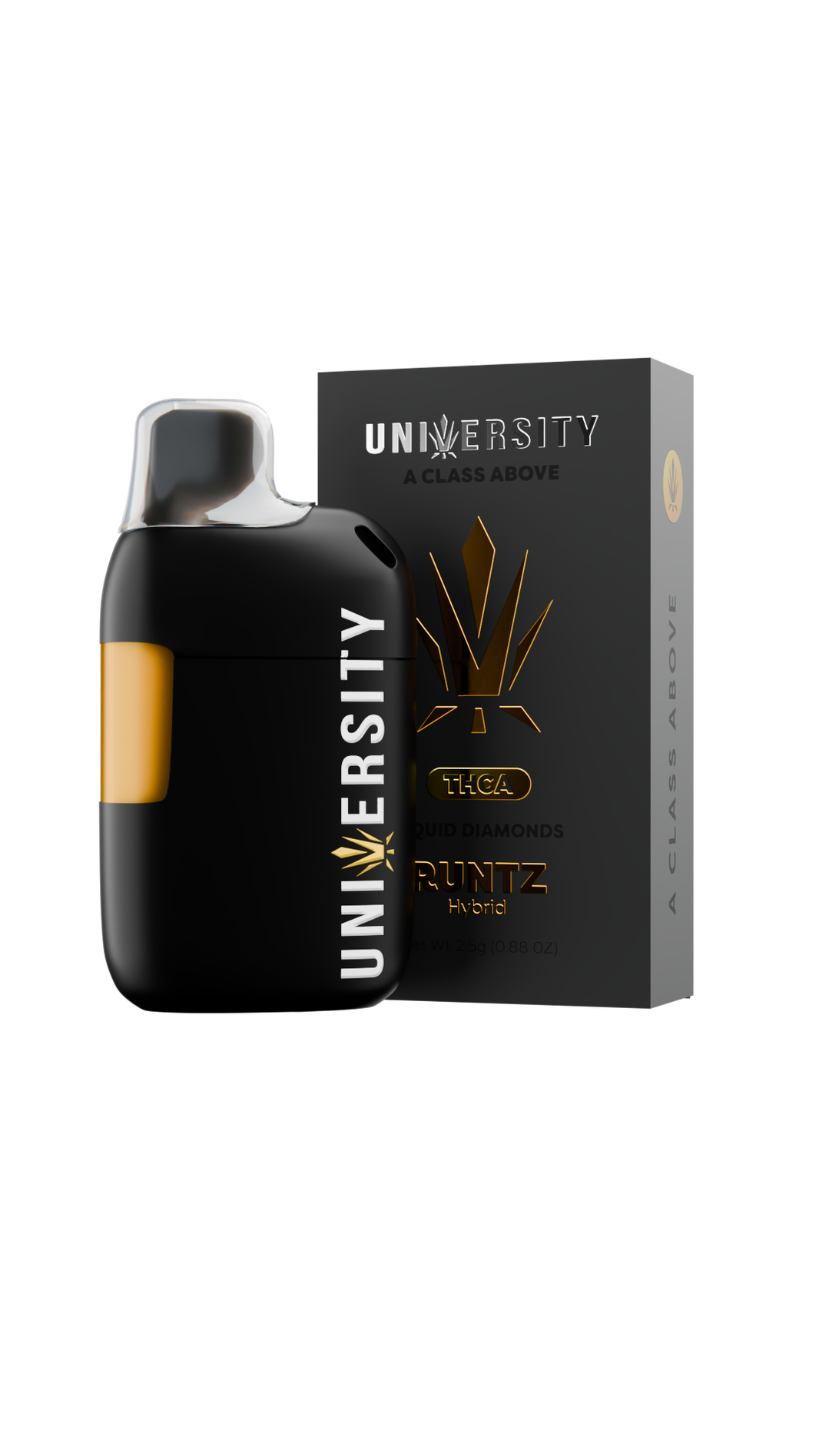 Trap University THCA Liquid Diamonds 2.5g disposable package — Runtz