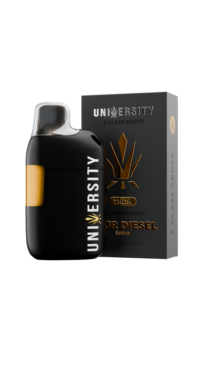 Trap University THCA Liquid Diamonds 2.5g disposable package — Sour Diesel