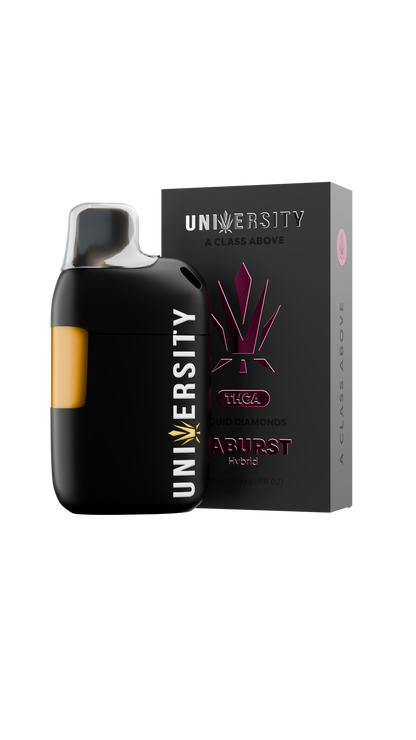 Trap University THCA Liquid Diamonds 2.5g disposable package — Za Burst