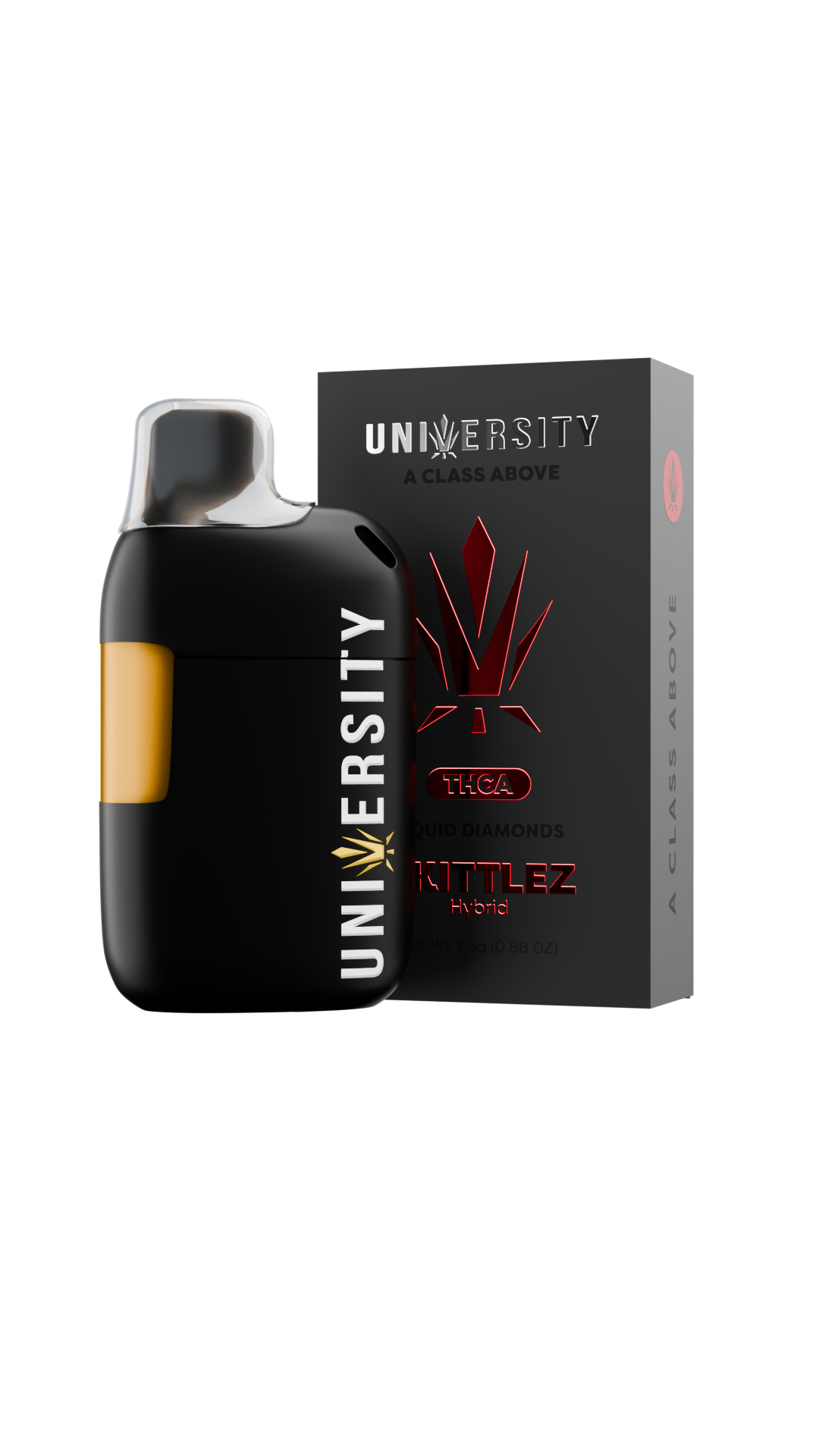 Trap University THCA Liquid Diamonds 2.5g disposable package — Zkittlez