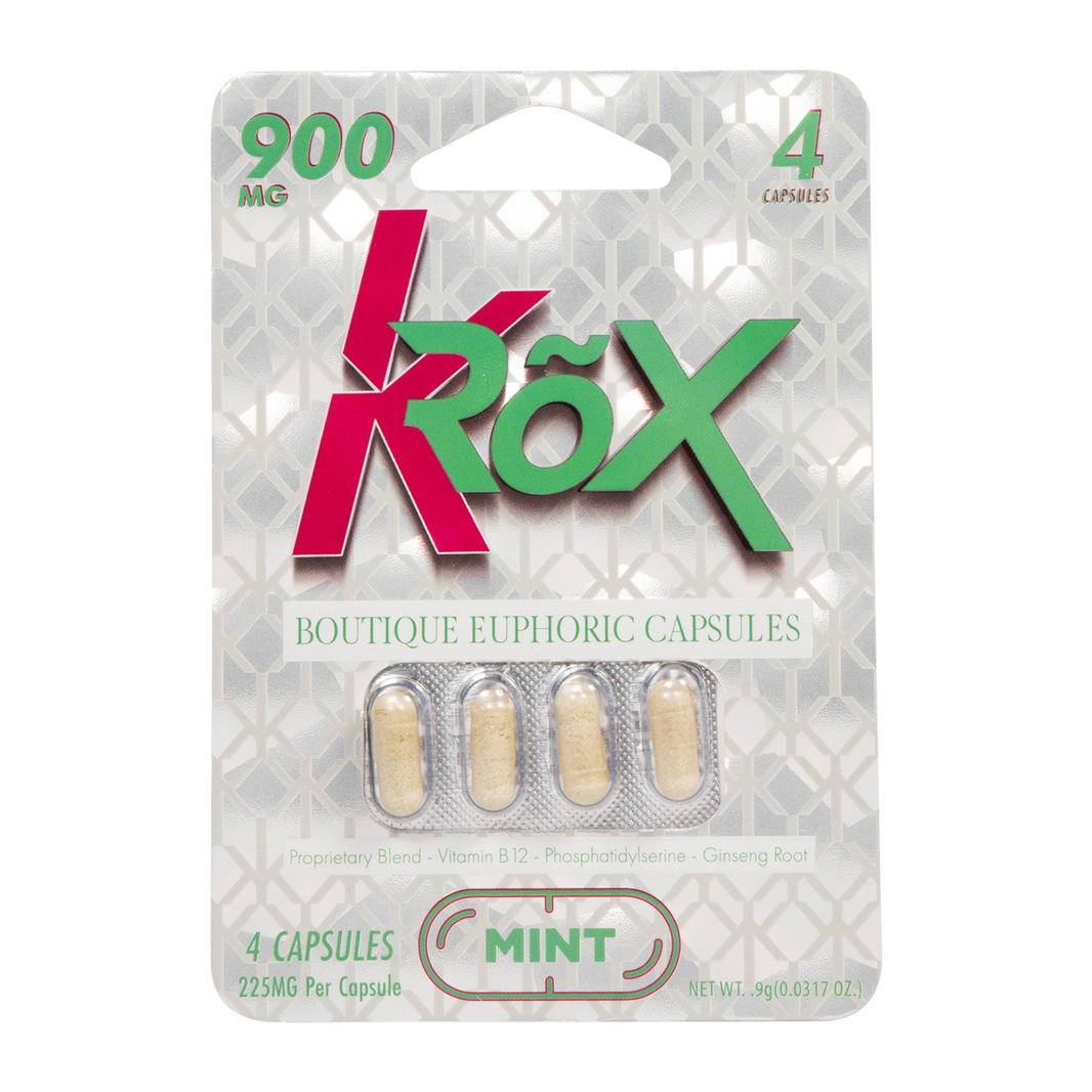 KRõX Special Capsules – 4 Count, 900mg total, product packaging