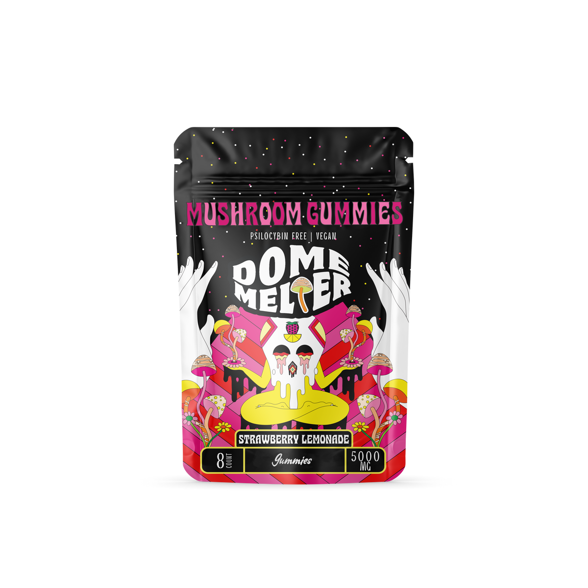Dome Melter Mushroom Gummies — functional mushroom gummy pouch