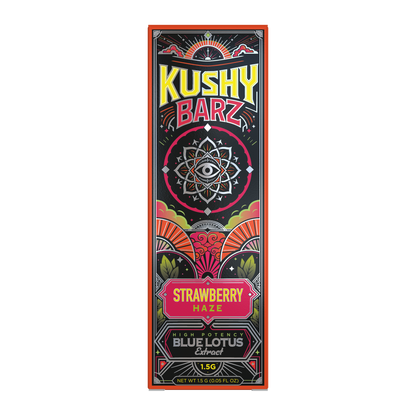 Kushy Barz blue lotus extract product — Strawberry Haze