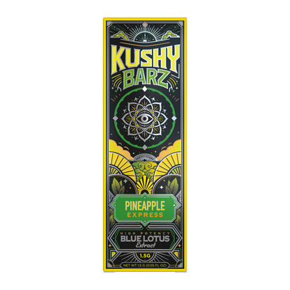 Kushy Barz blue lotus extract product — Pineapple Express