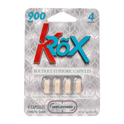 KRõX Special Capsules – 4 Count, 900mg total, product packaging
