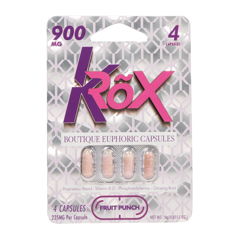 KRõX Special Capsules – 4 Count, 900mg total, product packaging