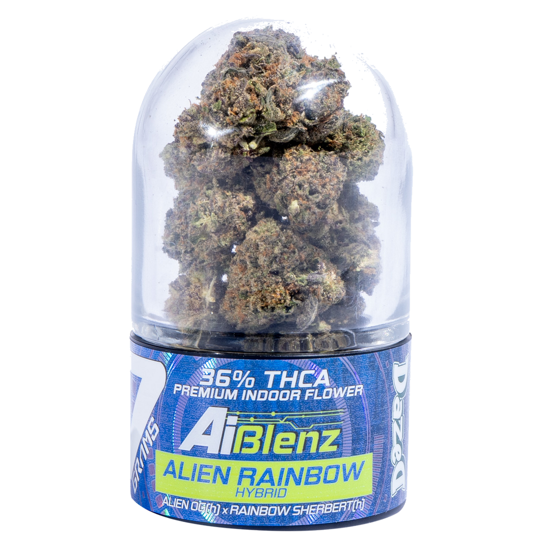 AI Blenz solventless-infused THCA flower and pre-roll — Alien Rainbow