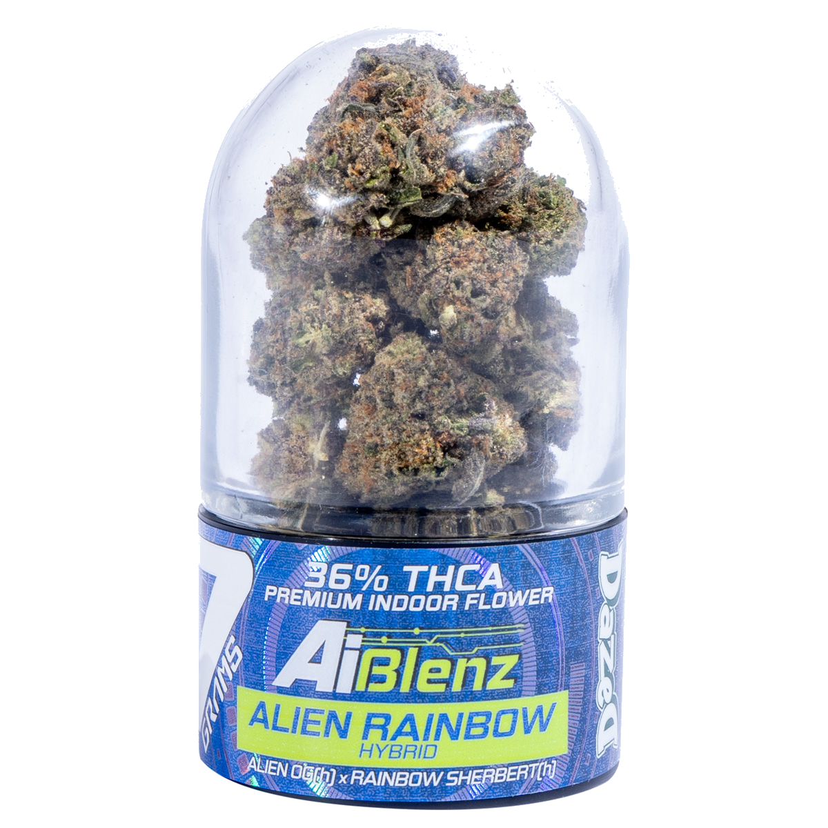 AI Blenz solventless-infused THCA flower and pre-roll — Alien Rainbow