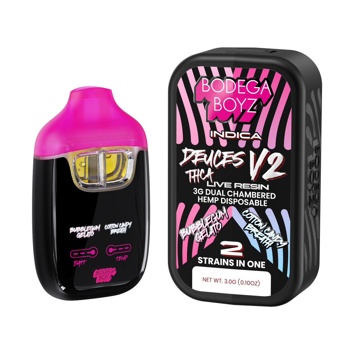 Bubblegum Gelato cotton candy THCA live resin by Elevated Haze, featuring vibrant concentrate in a clear container.