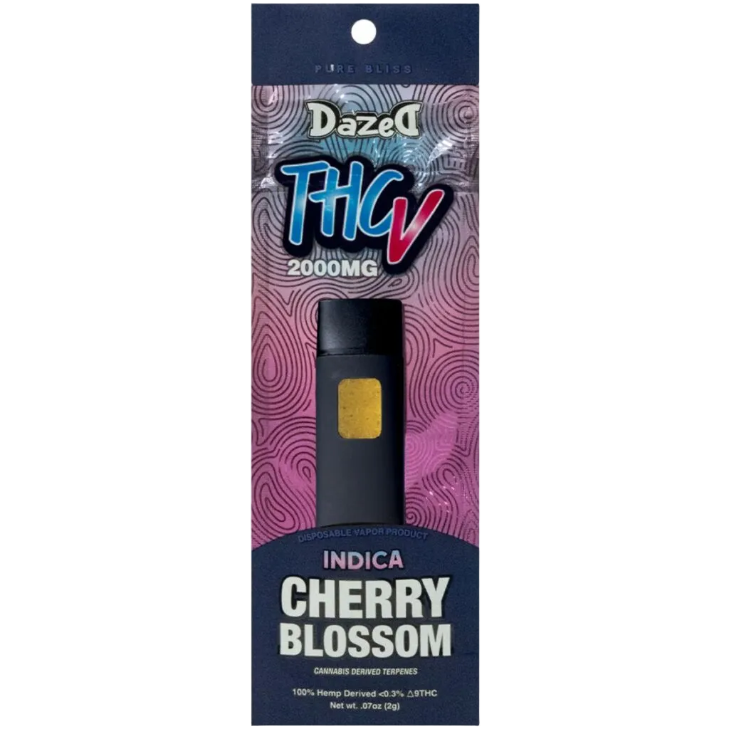 Dazed 2g THCV disposable vape — Cherry Blossom front