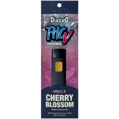 Dazed 2g THCV disposable vape — Cherry Blossom front