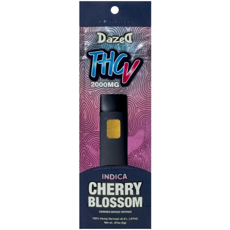 Dazed 2g THCV disposable vape — Cherry Blossom front