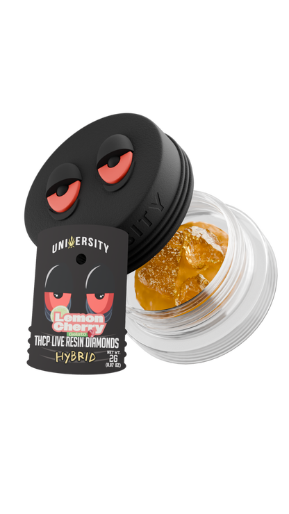 Trap University THCP Live Resin Diamonds 2g puck — Lemon Cherry Gelato