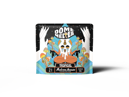 Dome Melter functional mushroom gummies 2-count pouch — Tropical Punch