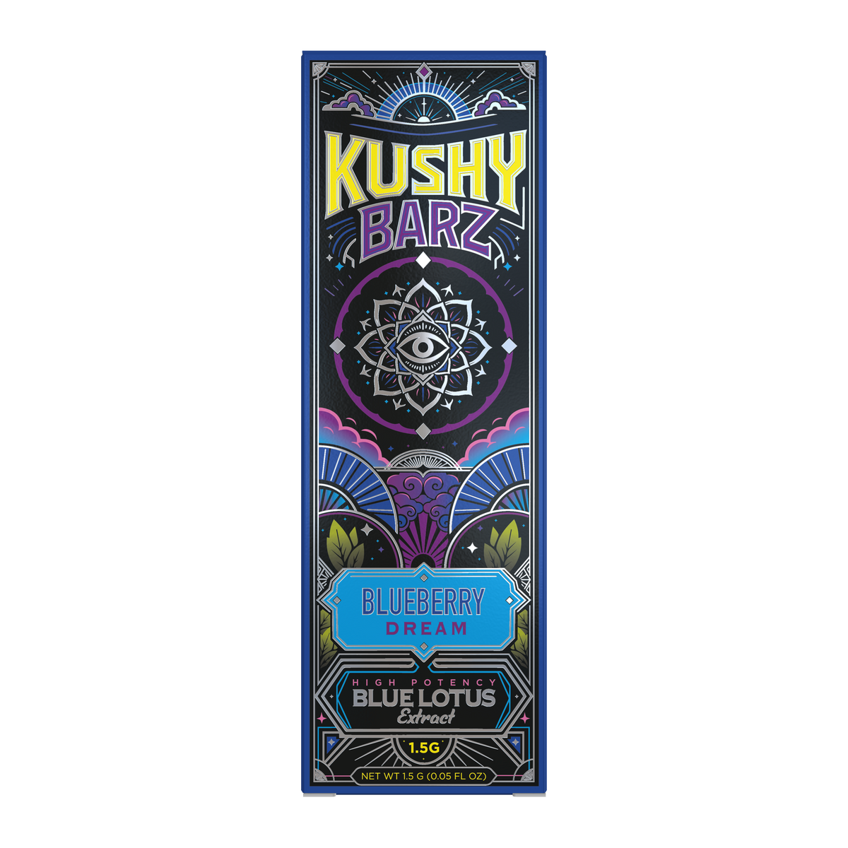 Kushy Barz blue lotus extract product — Blueberry Dream