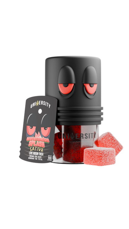 Trap University Live Rosin Gummies — Watermelon, 20-count pouch