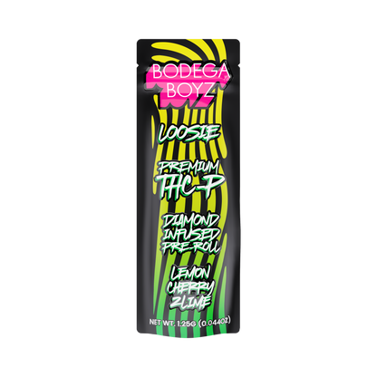 Bodega Boyz THCP Diamond-Infused Pre-Roll – 1.25G — Loosie-THCP-1PK-Lemon Cherry Zlime packaging