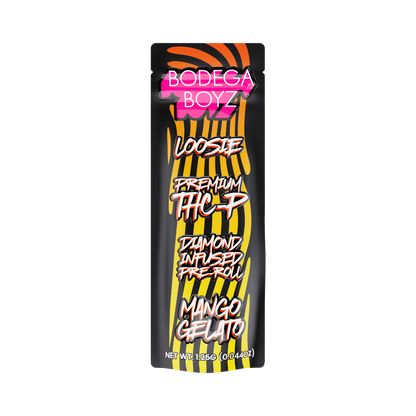 Bodega Boyz THCP Diamond-Infused Pre-Roll – 1.25G — Loosie-THCP-1PK-Mango Gelato packaging