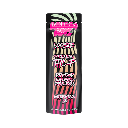 Bodega Boyz THCP Diamond-Infused Pre-Roll – 1.25G — Loosie-THCP-1PK-Watermelon Z packaging