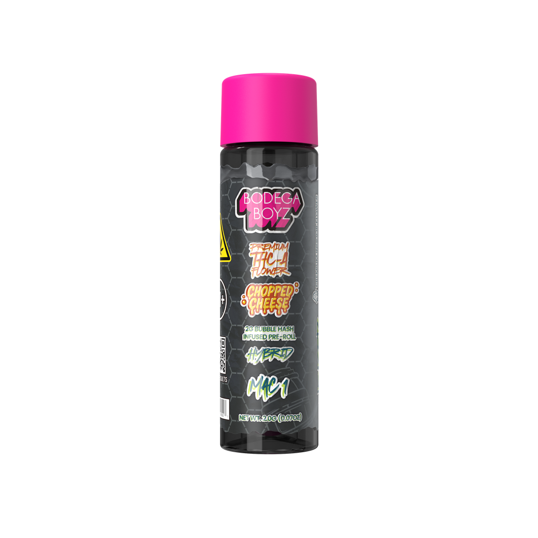 Bodega Boyz Indoor Flower + Bubble Hash Pre-Roll – 2G — Mac1 Hemp packaging