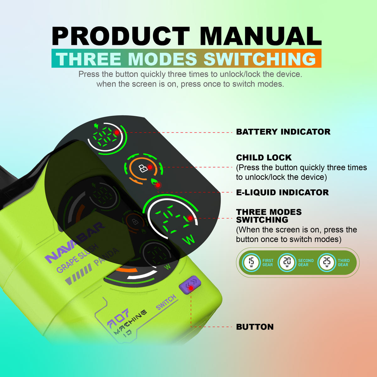 Nava Ultra-6 Functional Disposable Vape 55K — device lineup