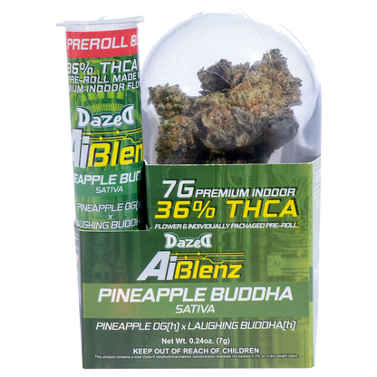 AI Blenz solventless-infused THCA flower and pre-roll — Pineapple Buddah