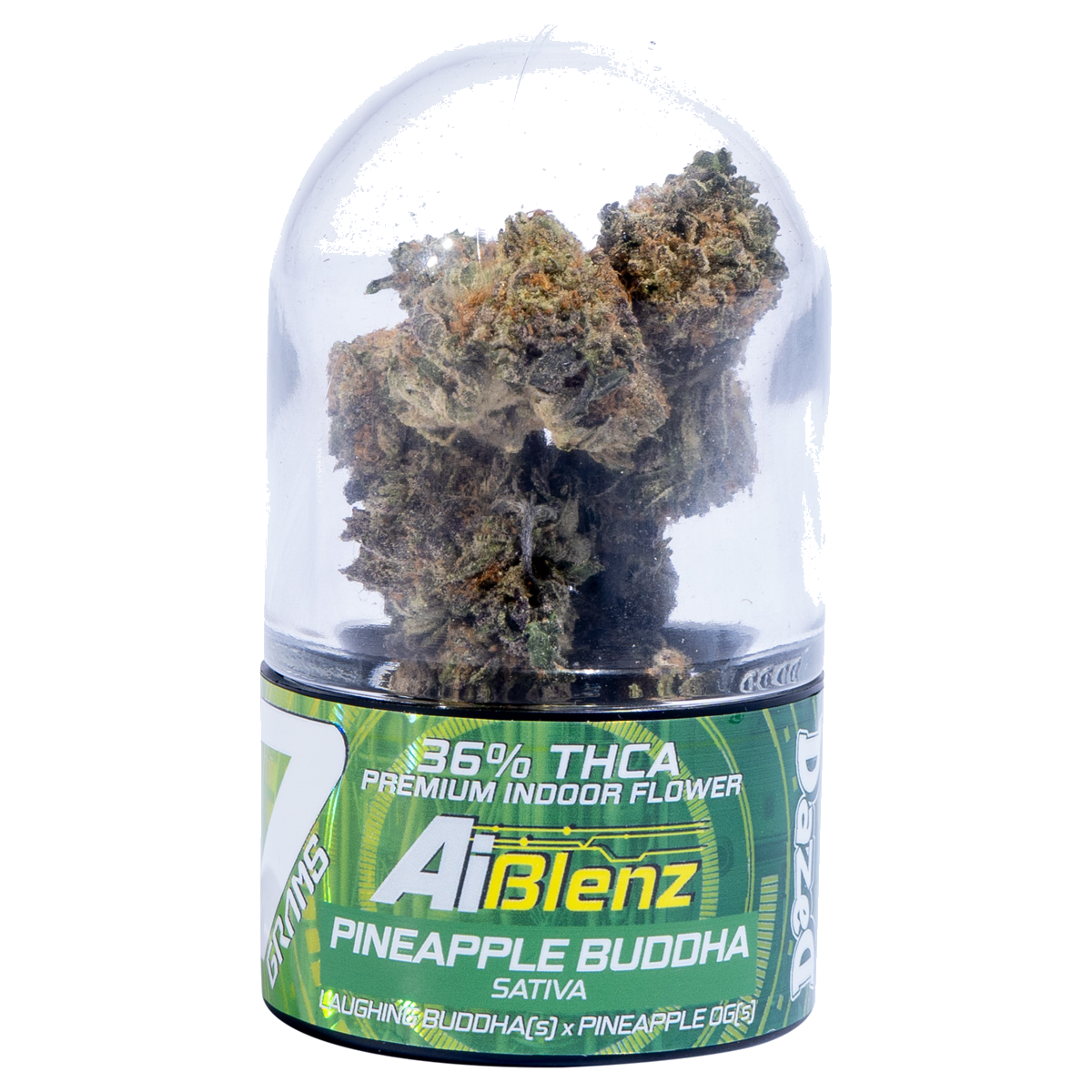 AI Blenz solventless-infused THCA flower and pre-roll — Pineapple Buddah