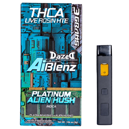 AI Blenz THCA rosin 3g disposable vape — Platinum Kush