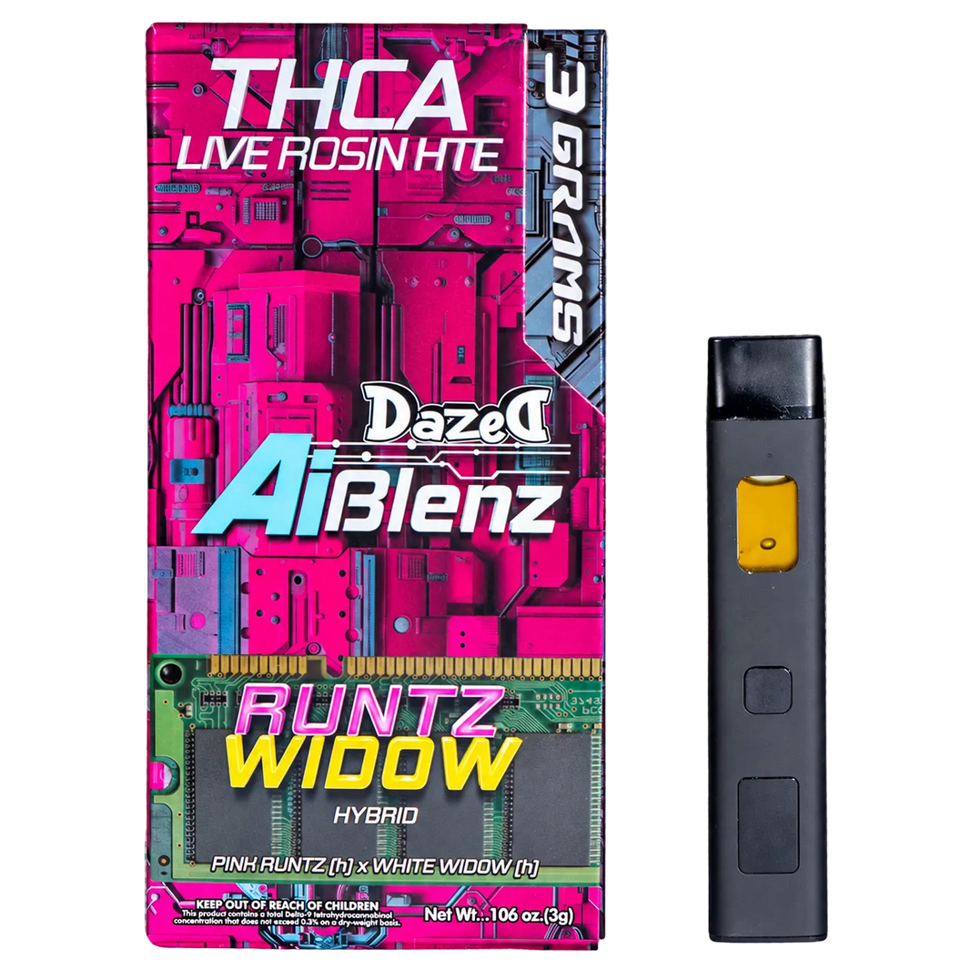 AI Blenz THCA rosin 3g disposable vape — Runtz Widow