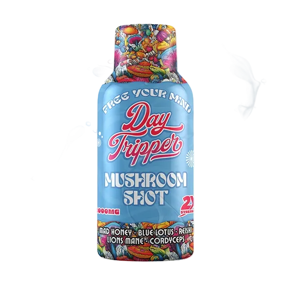 Day Tripper Blue Lotus Mushroom Shot — botanical shot bottle