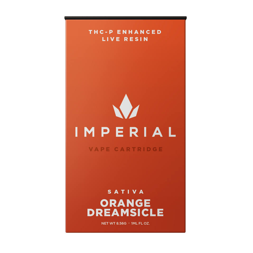 Imperial Extraction 1g THCP liquid diamond cartridge — Orange Dreamsicle