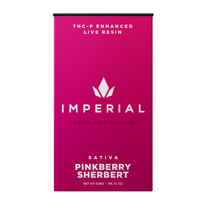 Imperial Extraction 1g THCP liquid diamond cartridge — PinkBerry Sherbert