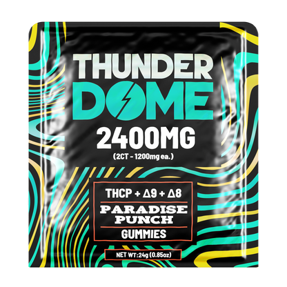 Thunderdome Ultra High Potency Gummies — Paradise Punch, 2-count 2400mg
