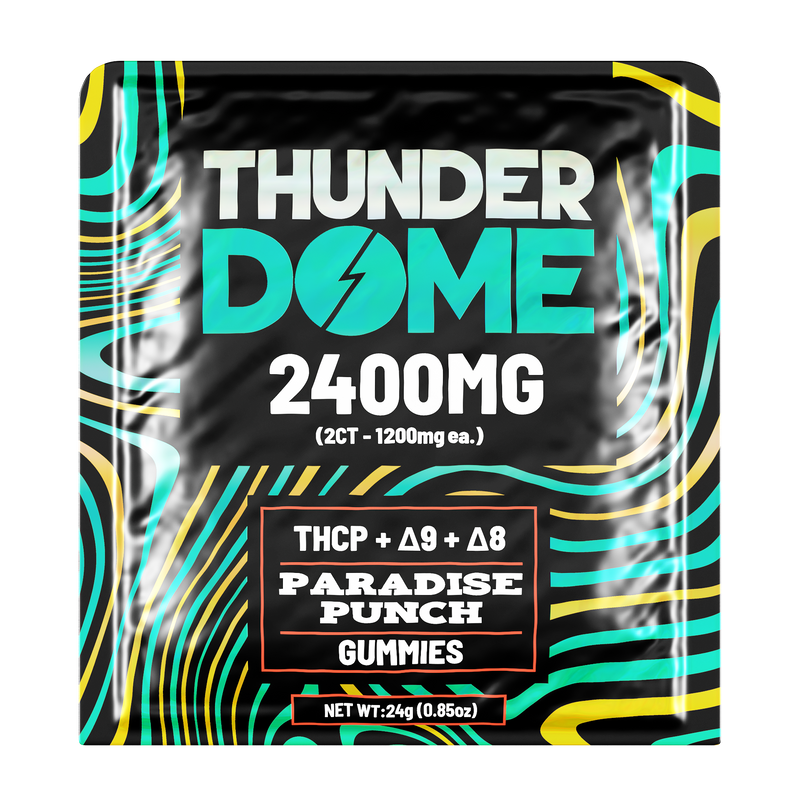 Thunderdome Ultra High Potency Gummies — Paradise Punch, 2-count 2400mg