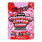 Trap’d Out Delta-9 Gummies 10-count pouch — Strawberry Cotton Candy