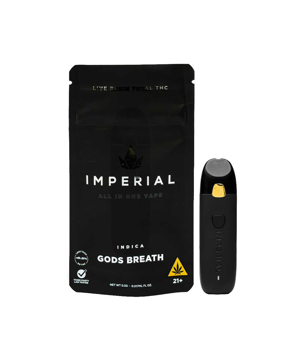 Imperial Extraction 0.5g THCP all-in-one vape — Gods Breath
