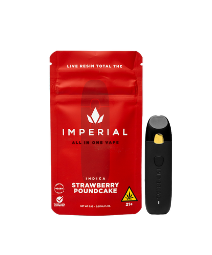 Imperial Extraction 0.5g THCP all-in-one vape — Strawberry Poundcake