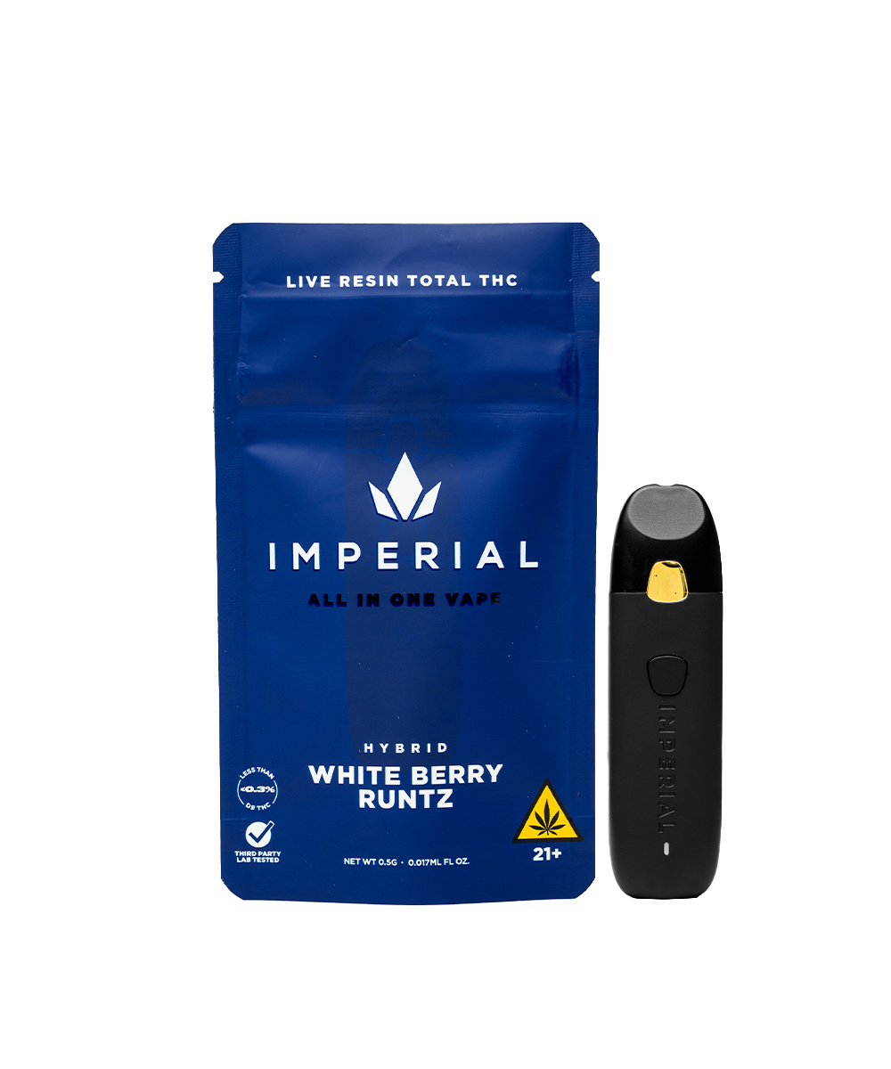 Imperial Extraction 0.5g THCP all-in-one vape — White Berry Runtz
