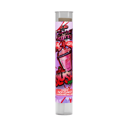 HiXotic Trap'd Out Jeffrey THCA Pre-Roll — Blue Cotton Candy Kush hybrid, 1.3G