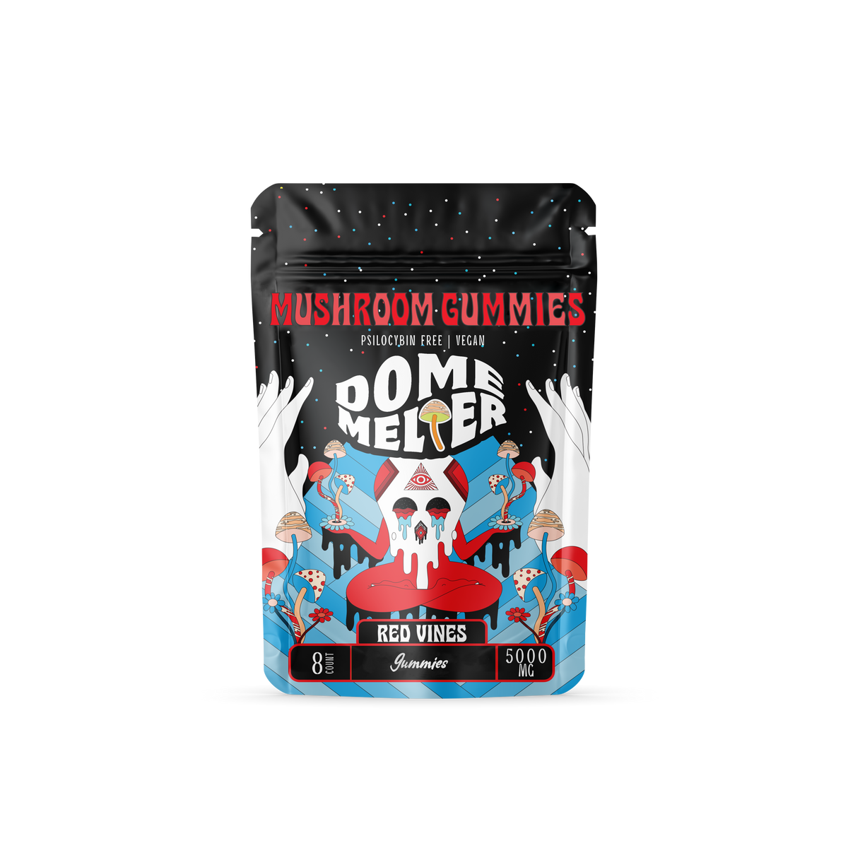 Dome Melter Mushroom Gummies — functional mushroom gummy pouch