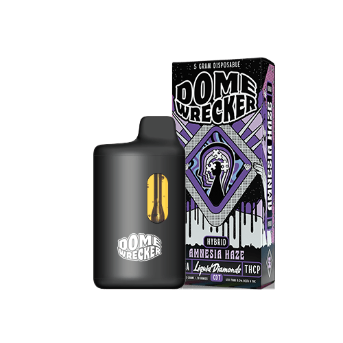 Domewrecker THCA Liquid Diamonds Disposable Vape — Jet Fuel sativa, 5G