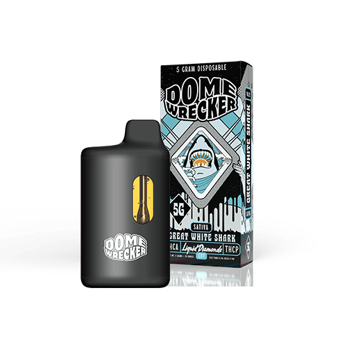 Domewrecker THCA Liquid Diamonds Disposable Vape — Jet Fuel sativa, 5G