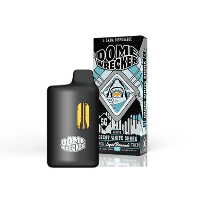 Domewrecker THCA Liquid Diamonds Disposable Vape — Jet Fuel sativa, 5G