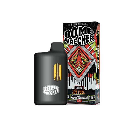 Domewrecker THCA Liquid Diamonds Disposable Vape — Jet Fuel sativa, 5G