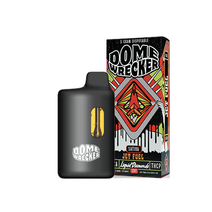 Domewrecker THCA Liquid Diamonds Disposable Vape — Jet Fuel sativa, 5G