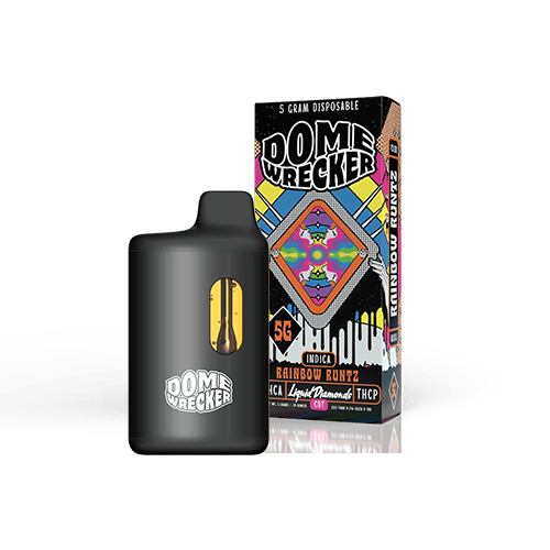 Domewrecker THCA Liquid Diamonds Disposable Vape — Jet Fuel sativa, 5G