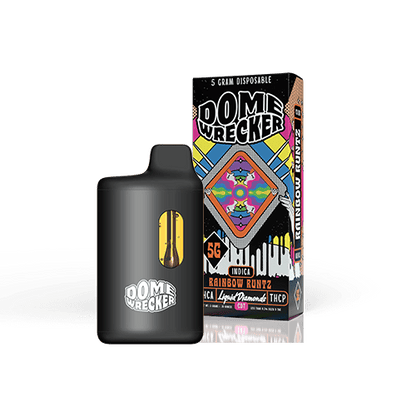 Domewrecker THCA Liquid Diamonds Disposable Vape — Jet Fuel sativa, 5G