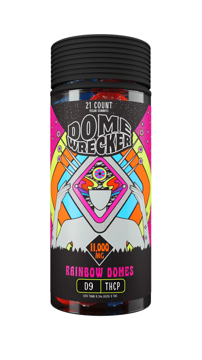 Domewrecker D9 + THCP Gummies — Cherry Limeade, 21-count pouch
